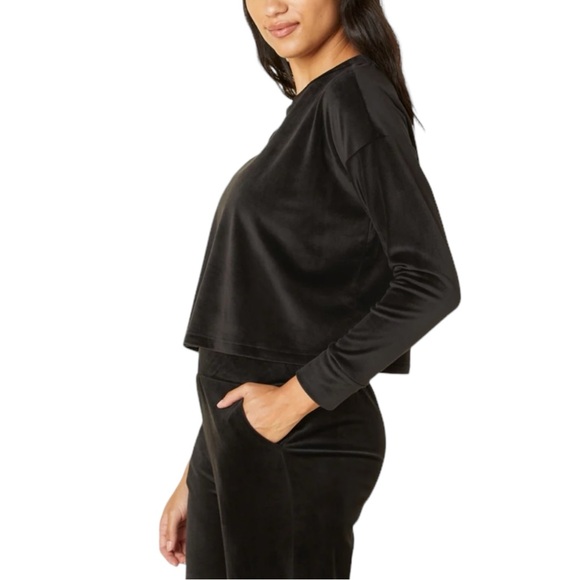 NWT BEYOND YOGA Brushed Up Pullover Sweatshirt in Black. Size XLarge - Picture 3 of 9
